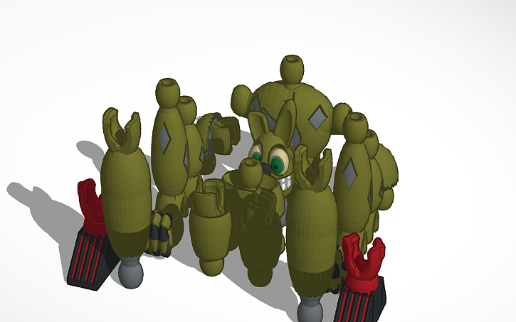3D design SPRINGTRAP - Tinkercad