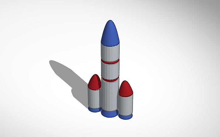 3D design Rocket - Tinkercad