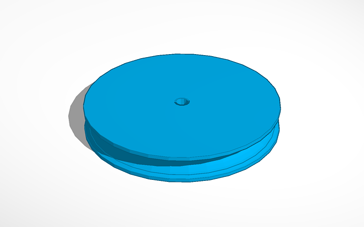 3D design Line Follower Wheel 2 - Tinkercad