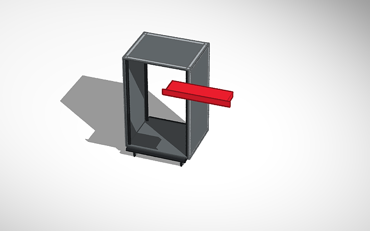 3D design 20U Rack Case - Tinkercad