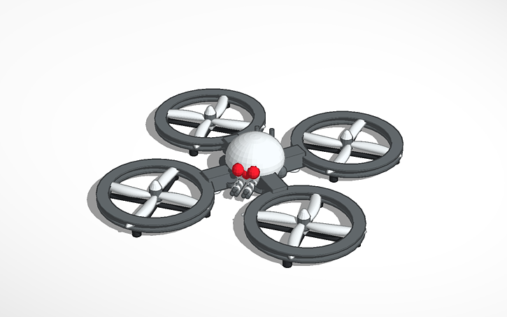 3D design 3d printable drone - Tinkercad