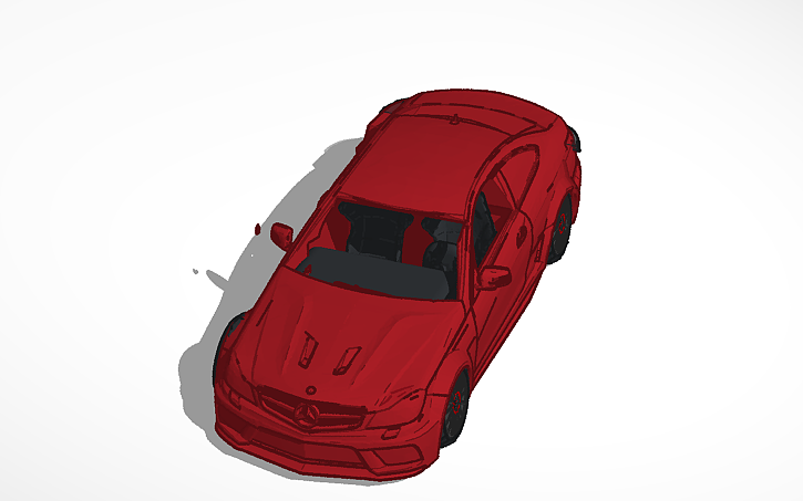 3D design Mercedes C63 AMG - Tinkercad