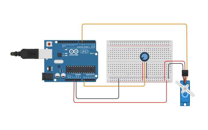 Circuit design arduino - Tinkercad