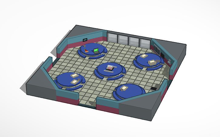 3D design The Cafeteria - Tinkercad