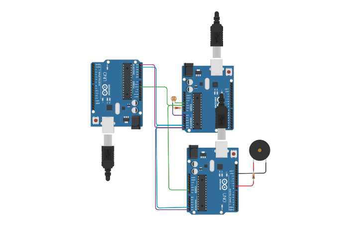 Circuit design i2c - Tinkercad