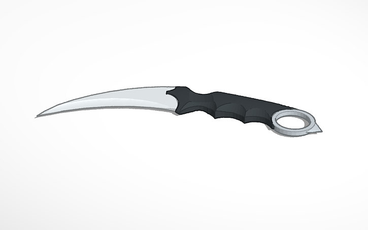 3D design Karambit | Tinkercad