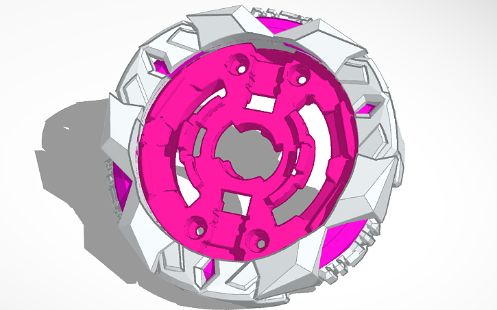 3d Design Beyblade Rt Template Tinkercad