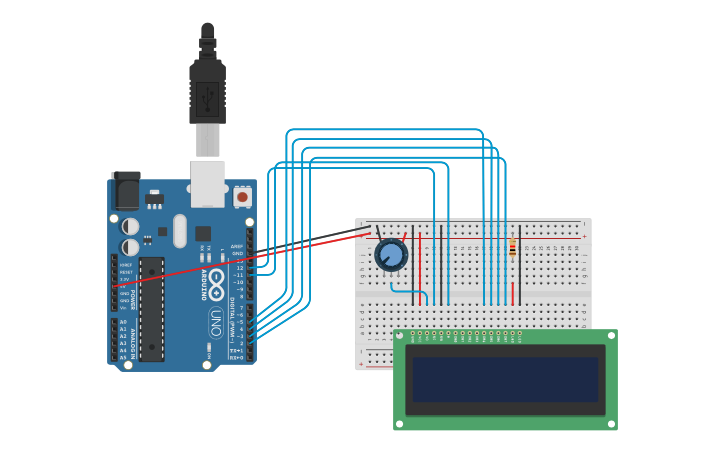 Circuit design Ldr - Tinkercad