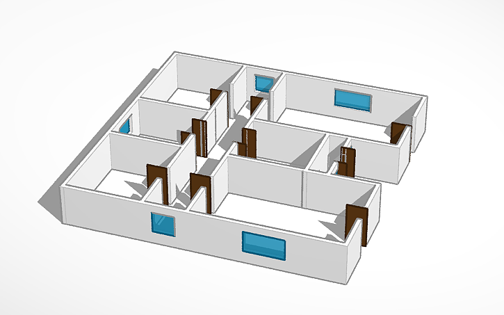 3D design Mājas Rasējums Laicāns | Tinkercad