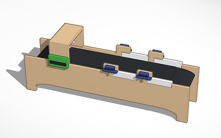 3D design Esteira Transportadora - Tinkercad