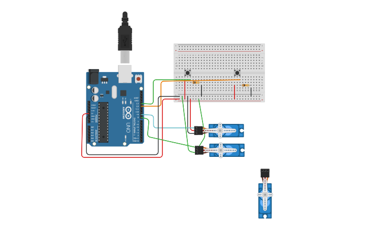 Circuit design progetto pcto | Tinkercad
