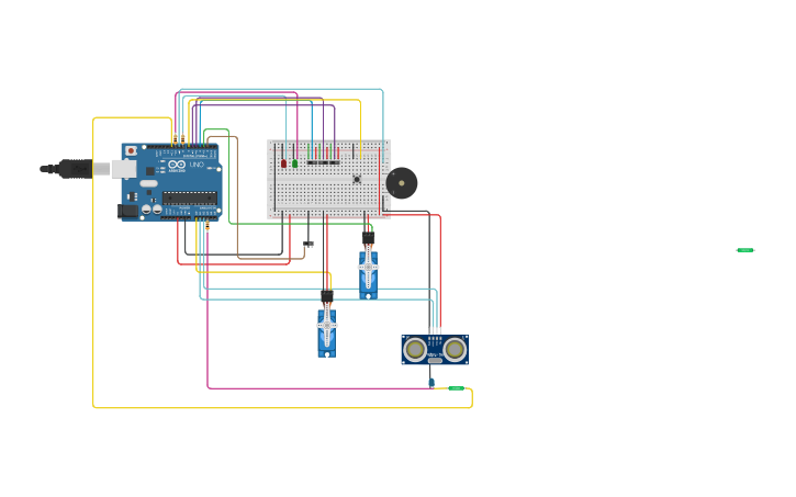 Circuit design ESQUEMA ELECTRICO PROYECTO - Tinkercad