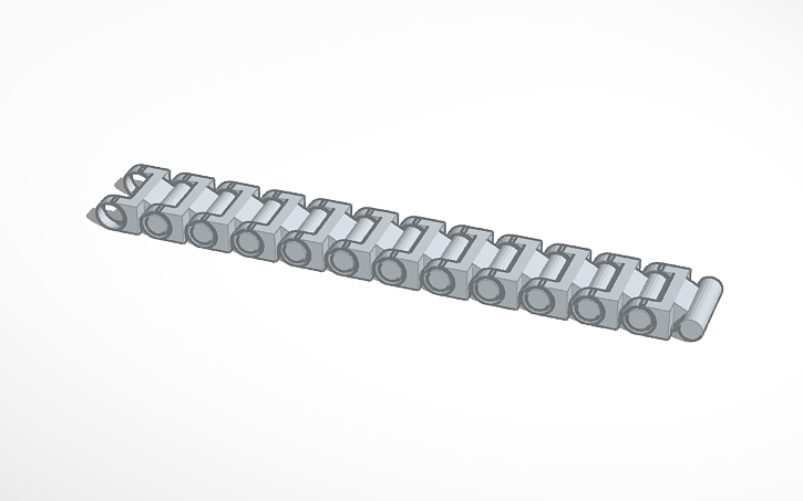 3D design 3d printable Chain - Tinkercad