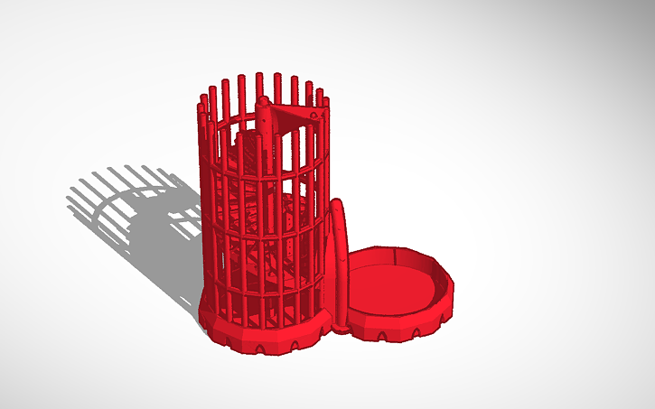 3D design Dice Tower Base - Tinkercad