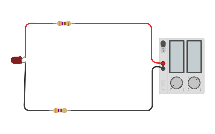 Circuit design LED 1 | Tinkercad