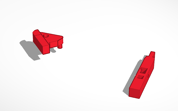 Trigger Button Cad 3D design MB03 trigger - Tinkercad