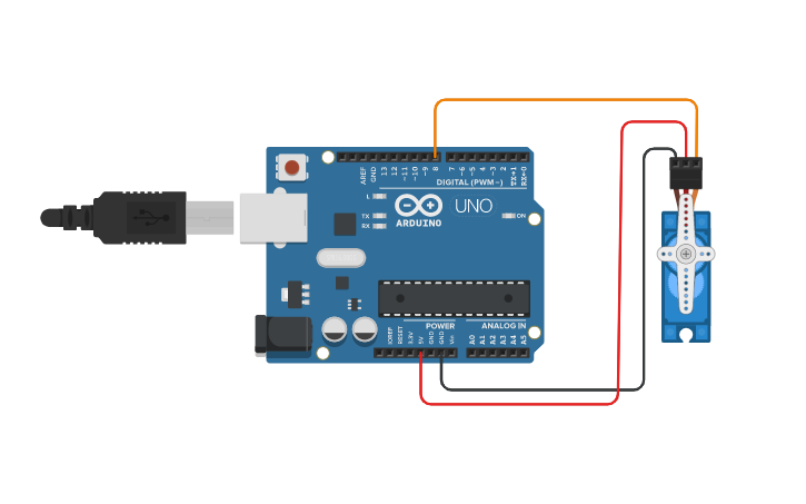 Circuit design Arduino - Tinkercad