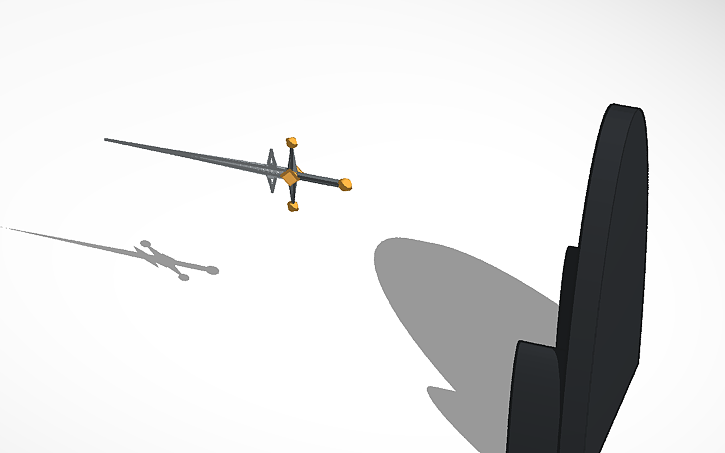 3D design medieval sword | Tinkercad