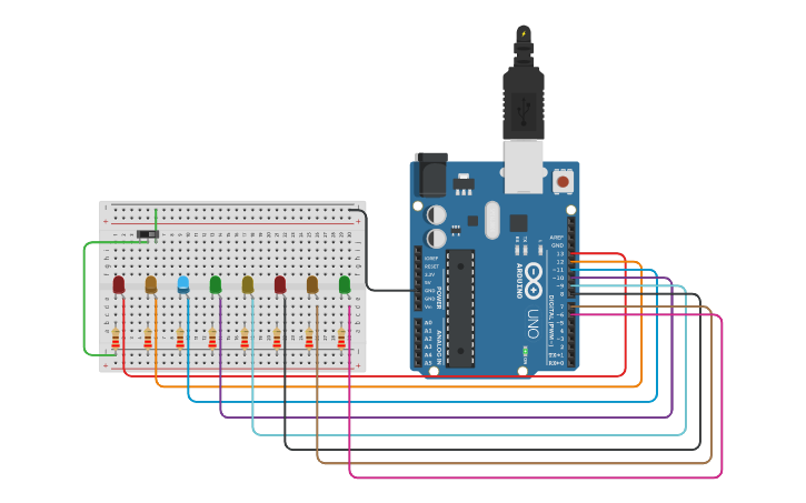 Circuit design Slideswitch Arduino - Tinkercad