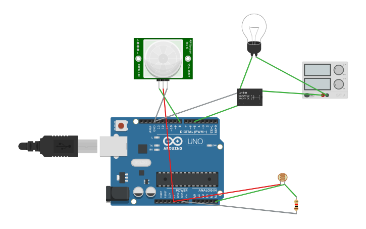 Circuit design Home Automation Circuit | Tinkercad