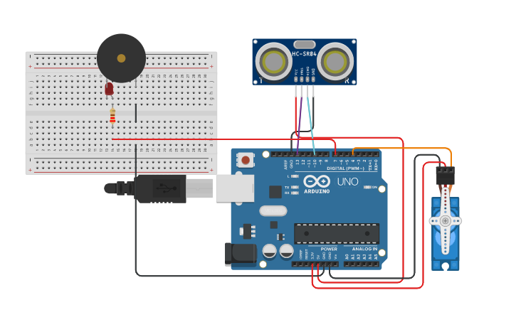Circuit design Programación 2 | Tinkercad