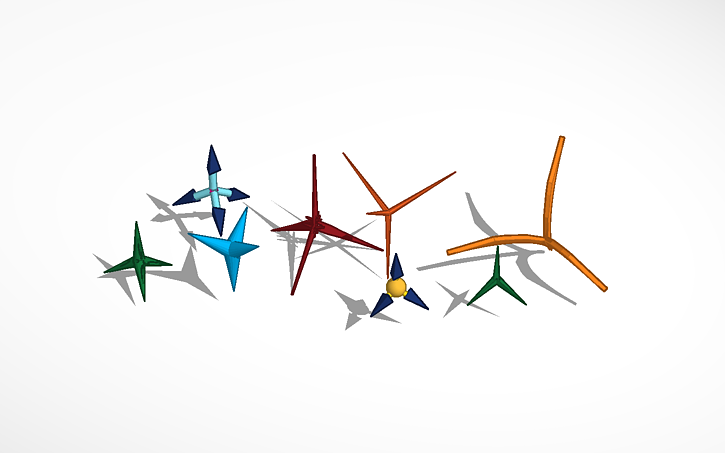 3D design Caltrops | Tinkercad