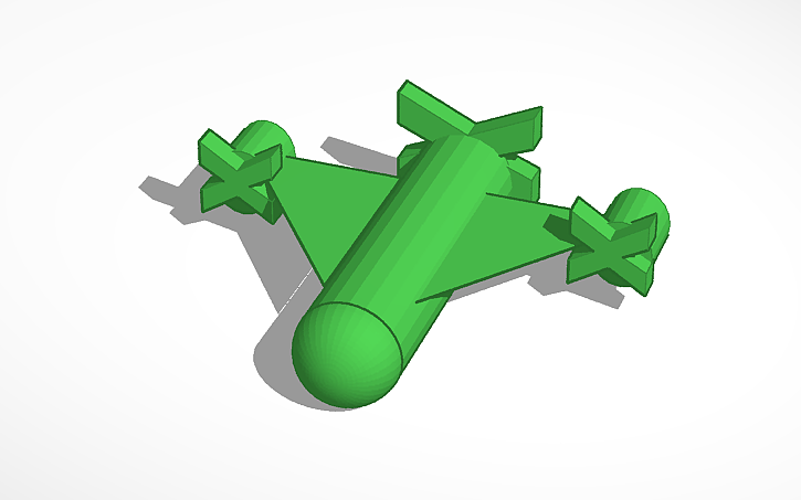 3D design sub jet | Tinkercad