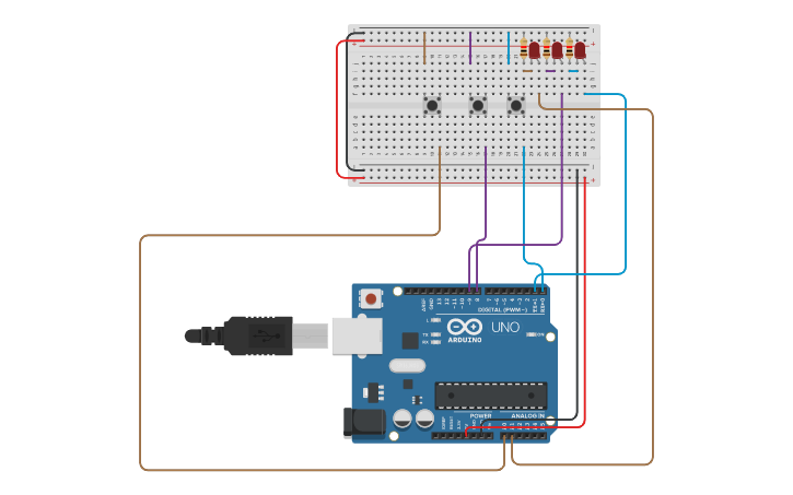 Circuit design Example 1 Lecture 14 | Tinkercad
