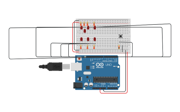 Circuit design Practica 4 Arduino - Tinkercad