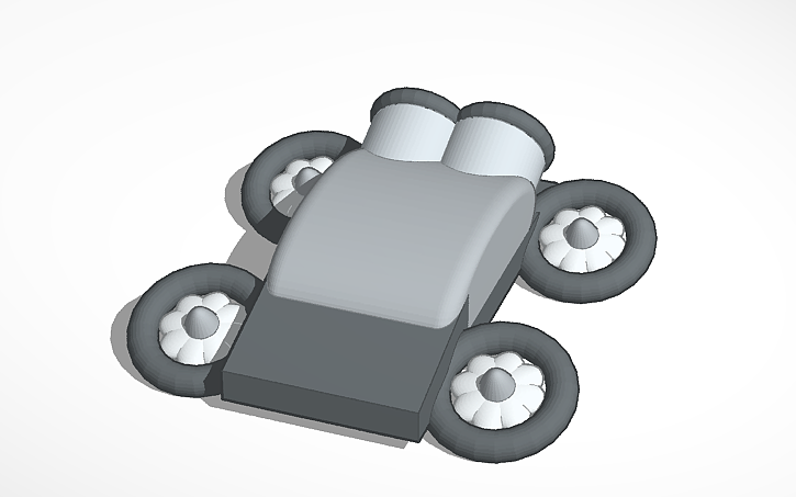 3D design Cyberpunk Flying Car Design 1 | Tinkercad