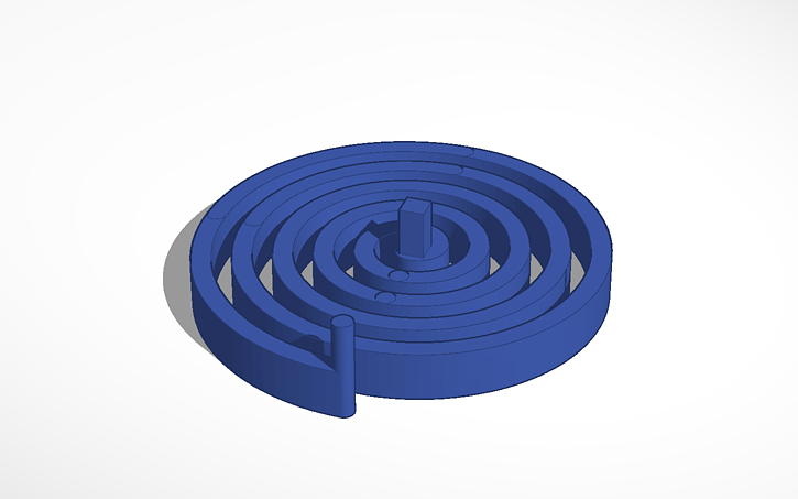 3D design Rough Spring - Tinkercad