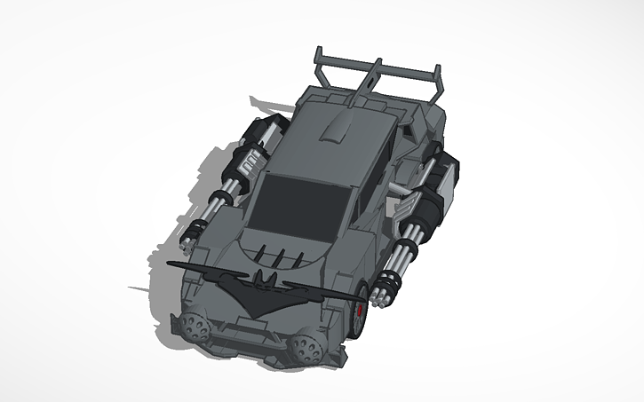 3D design Batmobile | Tinkercad