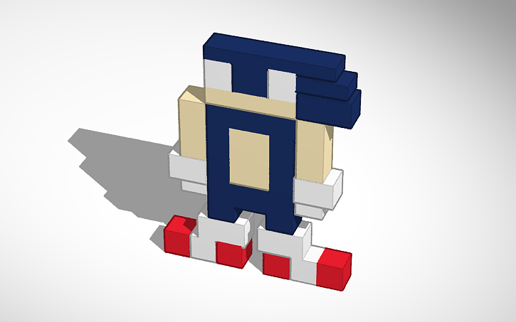 3d Design Sonic Tinkercad