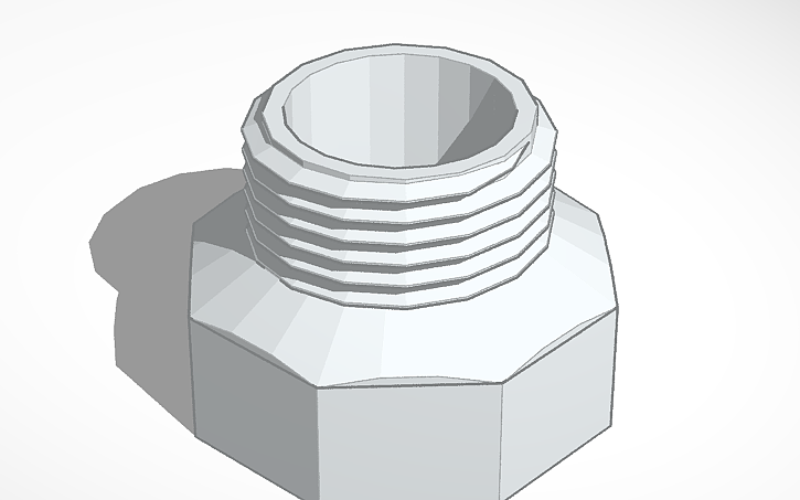 3d Design Garden Hose Adapter 0 7 Tinkercad