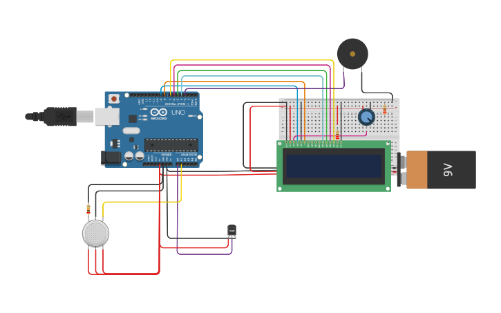 Circuit design IOT-Project - Tinkercad