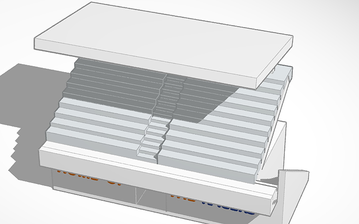 3D design Gradas - Tinkercad