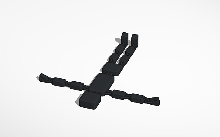 3D design ragdoll dummy toy (printable) - Tinkercad