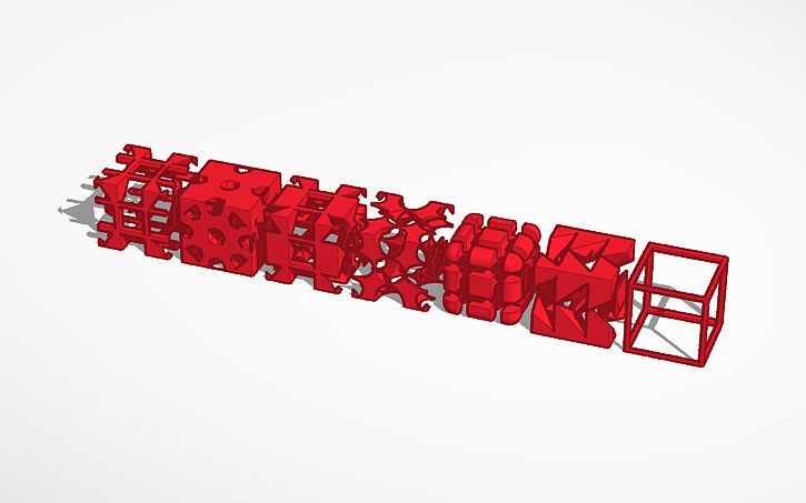 Strange Cube 3D design Strange Cubes - Tinkercad