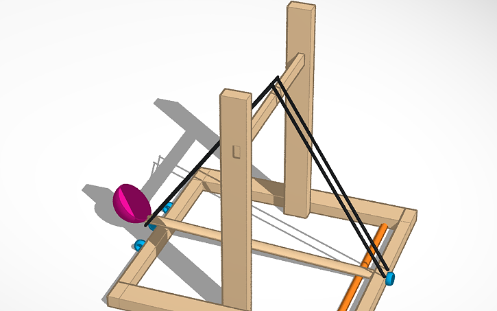 Physics Catapult Tinkercad