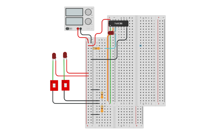 Circuit design Ejercicio 1 lab 4 | Tinkercad