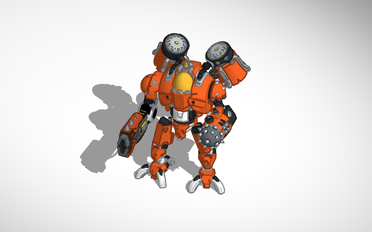 3D design Jaeger - Pacific Rim - Tinkercad