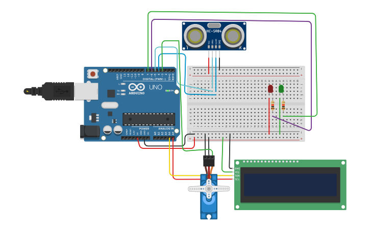 Circuit design load cell - Tinkercad
