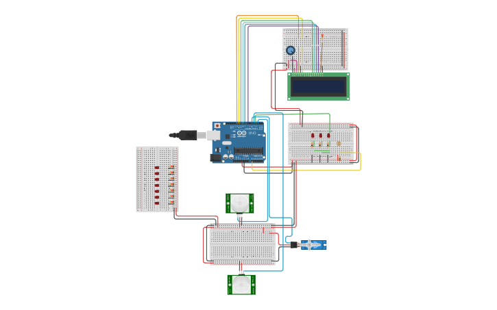 Circuit design IoT - Tinkercad