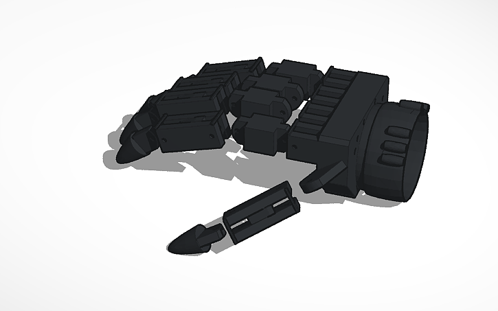 3D design Prosthetic Hand V2 - Tinkercad