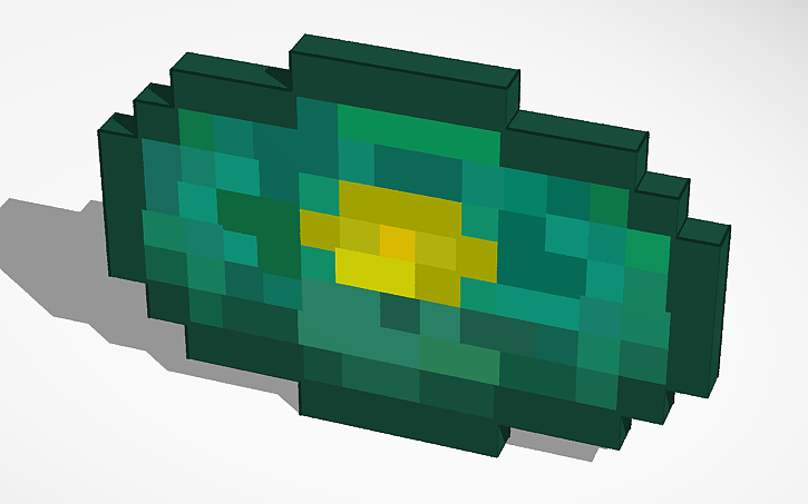 3D design Minecraft Disk: Creator - Tinkercad