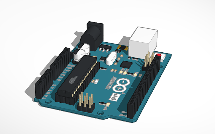 3D design Arduino Uno R3 - Tinkercad