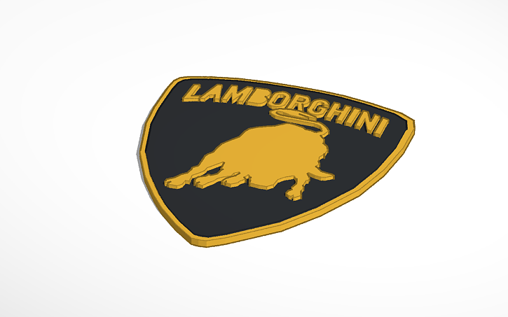 Copy Of Lamborghini Logo Tinkercad