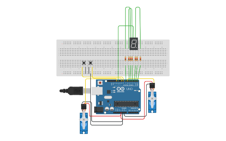 Circuit design Proyecto con arduino - Tinkercad