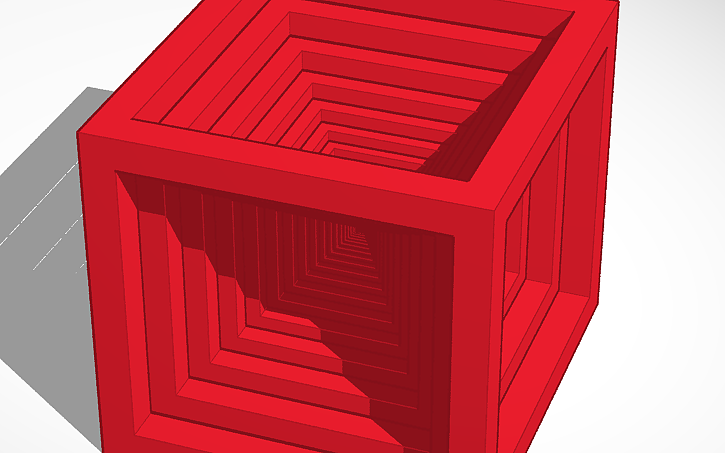 3D design Infinity cube - Tinkercad