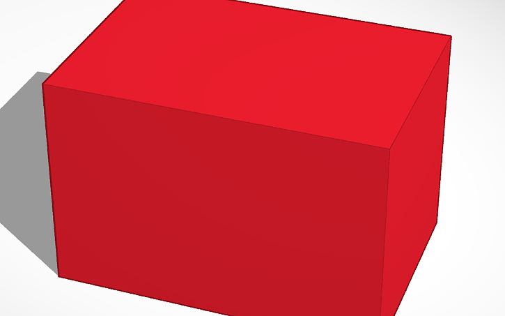 3D design Cuboid - Tinkercad